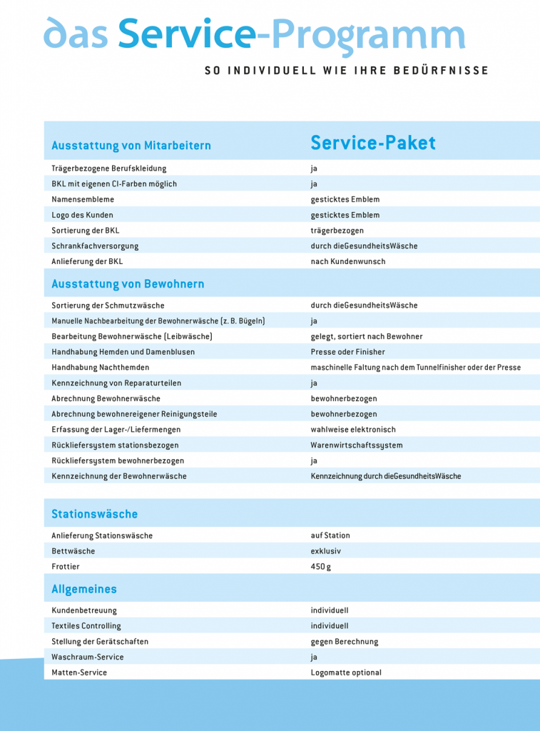dasService-Programm